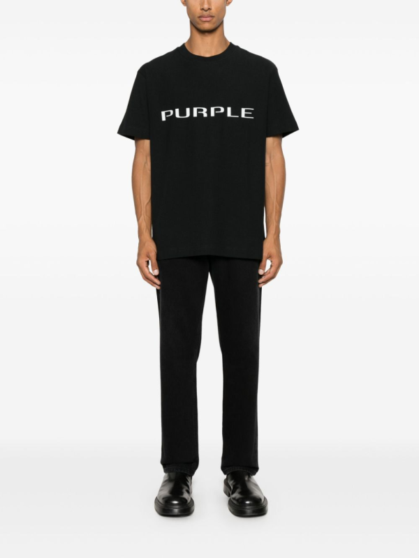 purple_brand_wordmark_tee_black_1B803F1BA5B12 Purple Brand Wordmark Tee Black