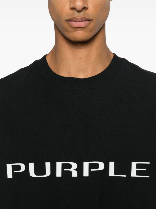 purple_brand_wordmark_tee_black_1B803F1DB7A14 Purple Brand Wordmark Tee Black