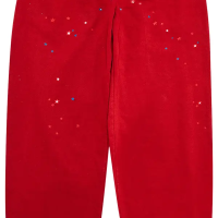 Sp5der Number 555 Sweatpants 'Red' Sp5der Number 555 Sweatpants 'Red'