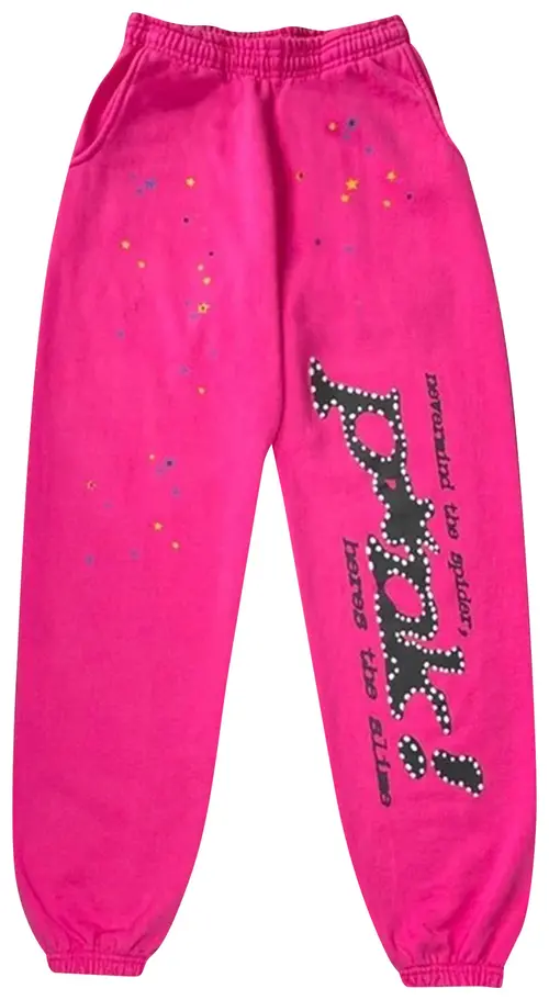 Sp5der P*NK Sweatpants Pink Sp5der P*NK Sweatpants Pink