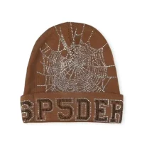 Sp5der Web Beanie Brown Sp5der Web Beanie Brown