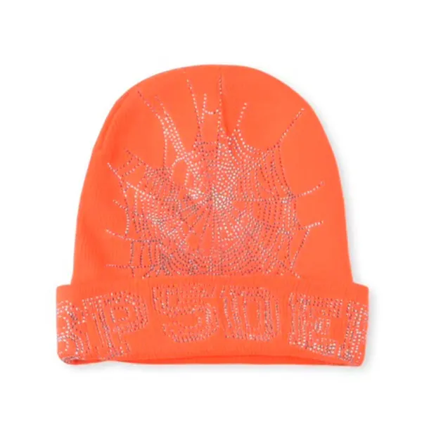 Sp5der Web Beanie Orange Sp5der Web Beanie Orange