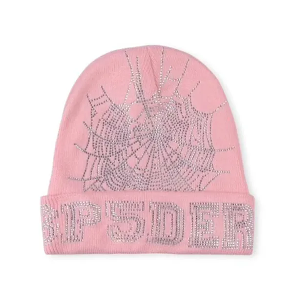Sp5der Web Beanie Pink Sp5der Web Beanie Pink