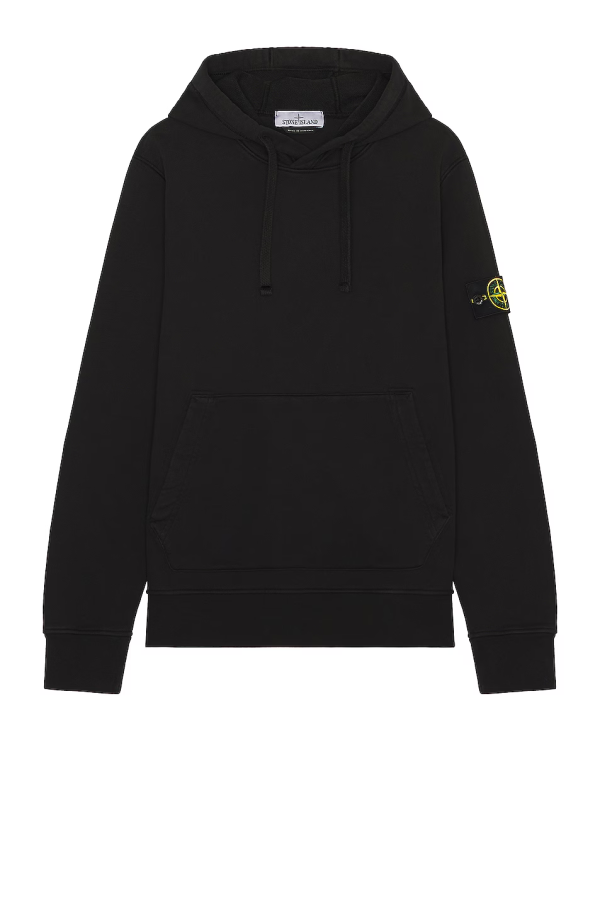 Stone Islan* Hooded Sweatshirt Black Stone Islan* Hooded Sweatshirt Black