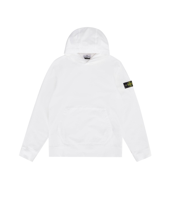 Stone Islan* Hooded Sweatshirt White