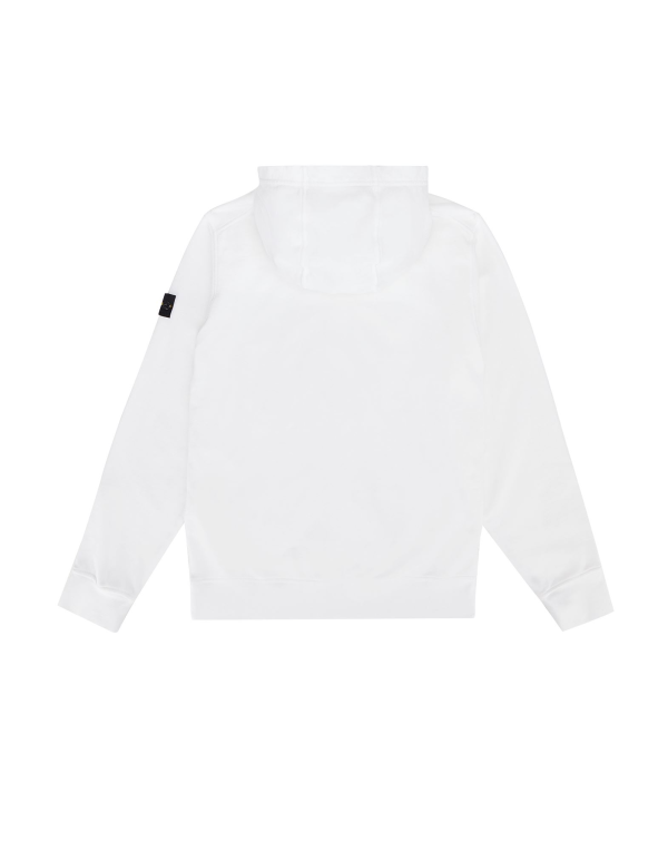 Stone Islan* Hooded Sweatshirt White