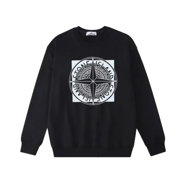 stone_island_sweatshirt_black_white_pk05_1BE74B872241B Stone Island Sweatshirt Black White pk05