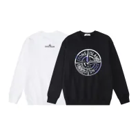 Stone Island Sweatshirt Black White pk06 Stone Island Sweatshirt Black White pk06