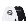 Stone Island Sweatshirt Black White pk08 Stone Island Sweatshirt Black White pk08