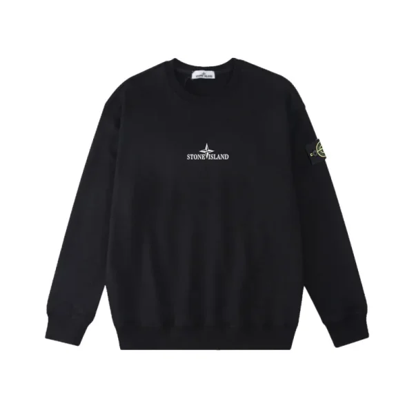 stone_island_sweatshirt_black_white_pk11_1BE74D7CE8413 Stone Island Sweatshirt Black White pk11