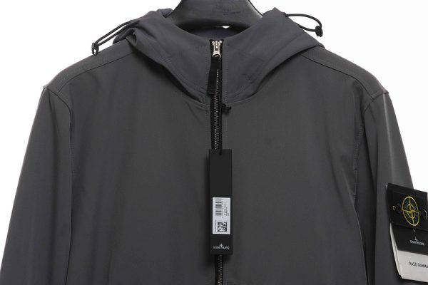 stone_island_zipper_pocket_sleeve_shirt_jacket_1B4F65E873D1B Stone Island Zipper Pocket Sleeve Shirt Jacket Grey