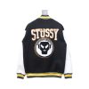 Stussy x Metalheadz 30th Anniversary Heavy Joint Towel Embroidered Baseball Jacket Stussy x Metalheadz 30th Anniversary Heavy Joint Towel Embroidered Baseball Jacket