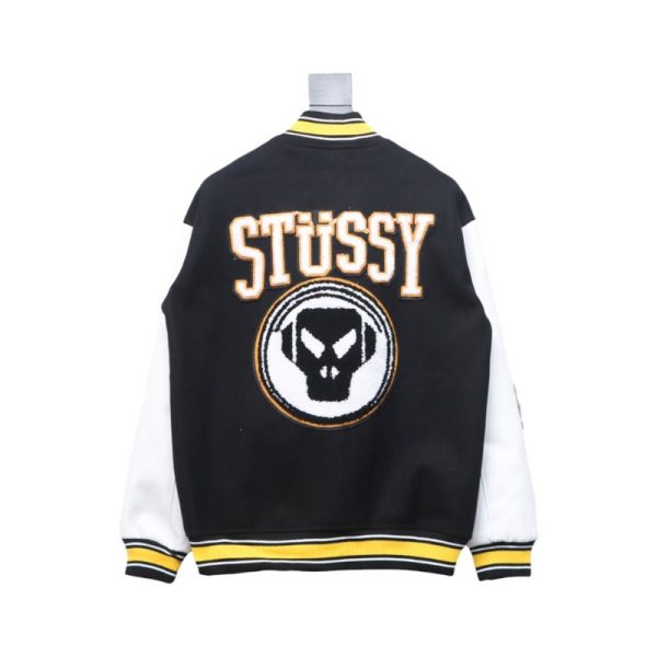Stussy x Metalheadz 30th Anniversary Heavy Joint Towel Embroidered Baseball Jacket Stussy x Metalheadz 30th Anniversary Heavy Joint Towel Embroidered Baseball Jacket