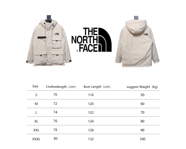 The North Face Alphabet Workwear Down Jacket White