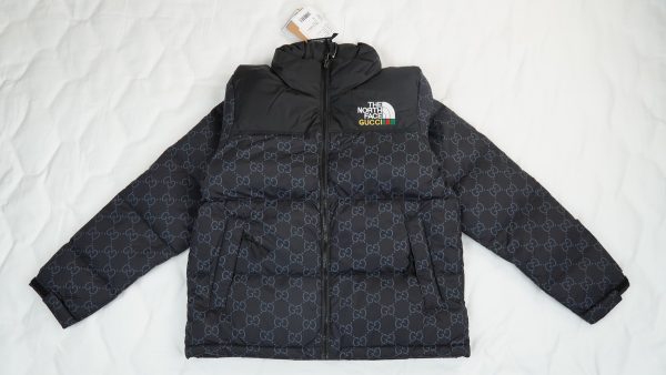 The North Face Splicing White And Black GUCCI