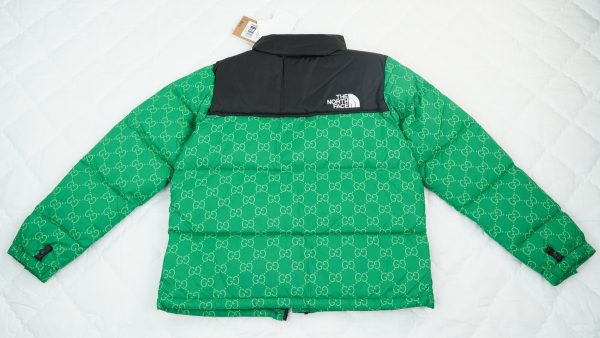 The North Face Splicing White And Green GUCCI