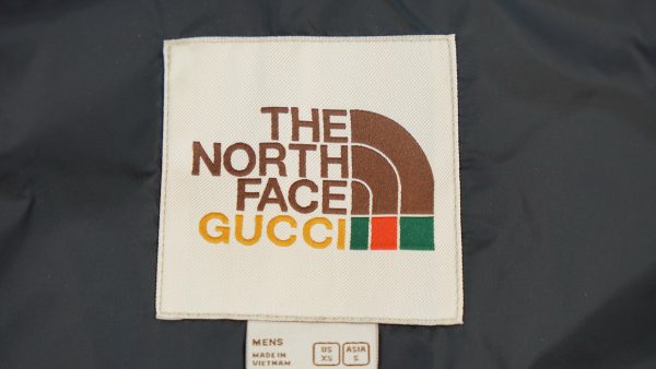 The North Face Splicing White And Green GUCCI