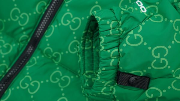 The North Face Splicing White And Green GUCCI