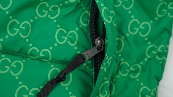The North Face Splicing White And Green GUCCI