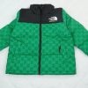 The North Face Splicing White And Green GUCCI