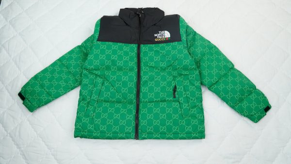 The North Face Splicing White And Green GUCCI