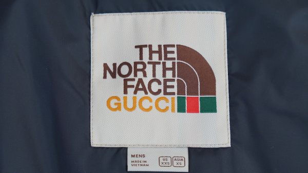 The North Face Splicing White And Grey GUCCI