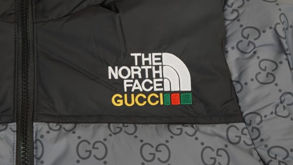 The North Face Splicing White And Grey GUCCI