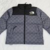The North Face Splicing White And Grey GUCCI