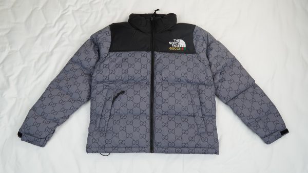 The North Face Splicing White And Grey GUCCI