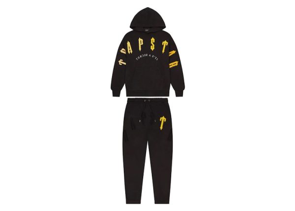 Trapstar Irongate Arch Chenille 2.0 Tracksuit Black/Yellow Trapstar Irongate Arch Chenille 2.0 Tracksuit Black/Yellow