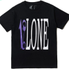 Vlone x Palm Angels T-Shirt Purple/Black Vlone x Palm Angels T-Shirt Purple/Black
