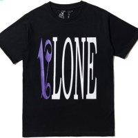 Vlone x Palm Angels T-Shirt Purple/Black Vlone x Palm Angels T-Shirt Purple/Black