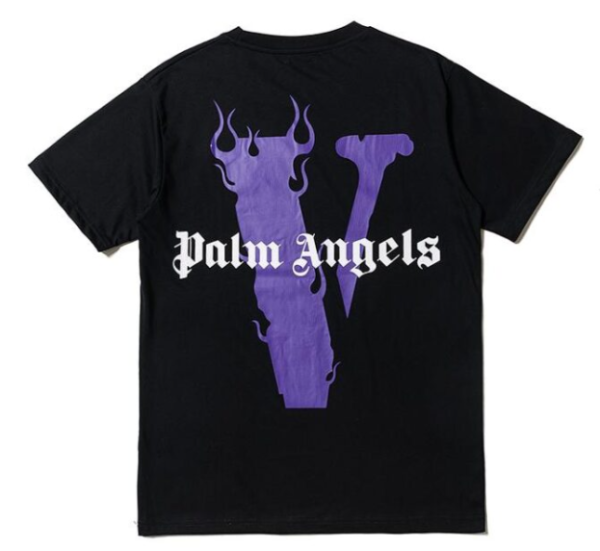 vlone_x_palm_angels_t_shirt_purple_black_1B8BDAE505E12 Vlone x Palm Angels T-Shirt Purple/Black